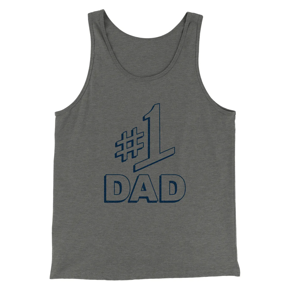 #1 Dad Men/Unisex Tank Top