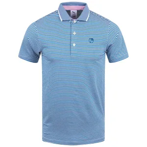 AP Mattr Traditions Polo Lake Blue/Bright White - SS23