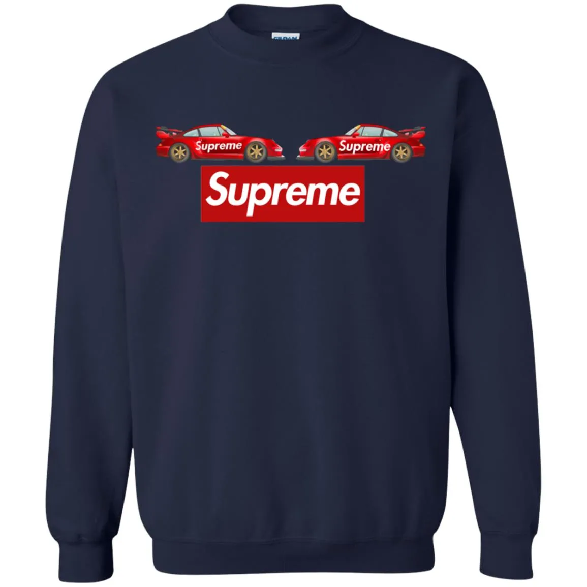 Best Supreme Car T-shirt Crewneck Pullover Sweatshirt