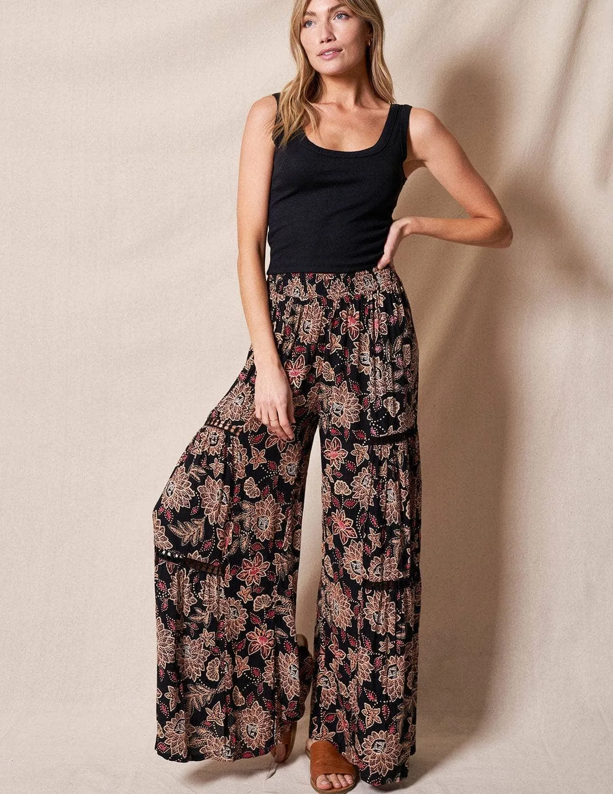 Blossom Palazzo Pants - As-Is-Clearance