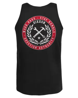 Branded Tank - Black & Red