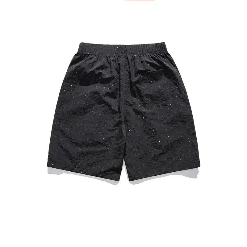 Casual Elastic Waist Shorts