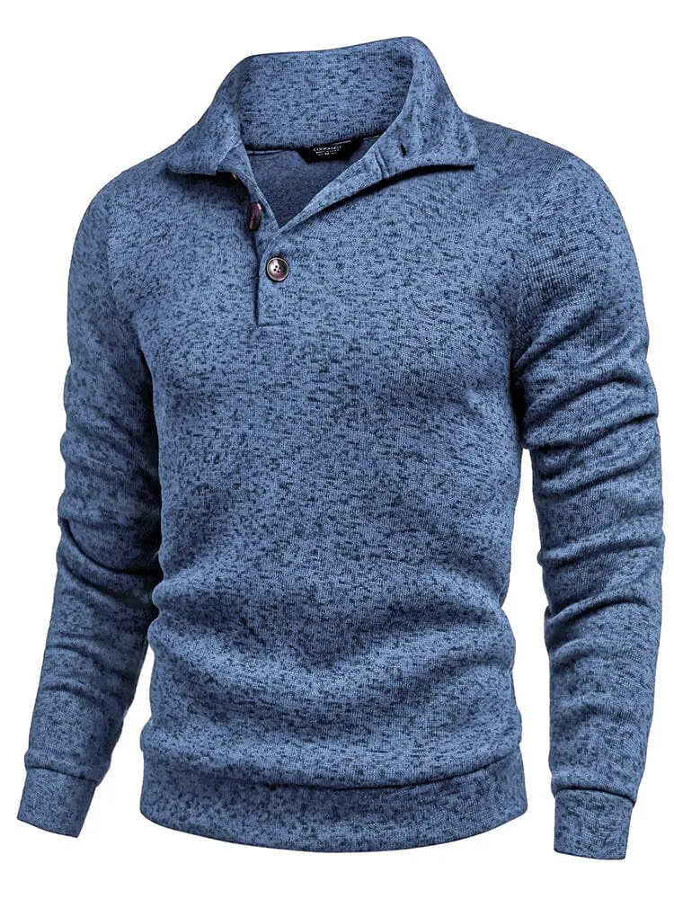 Casual Thermal Texured Knitted Sweatshirt (US Only)