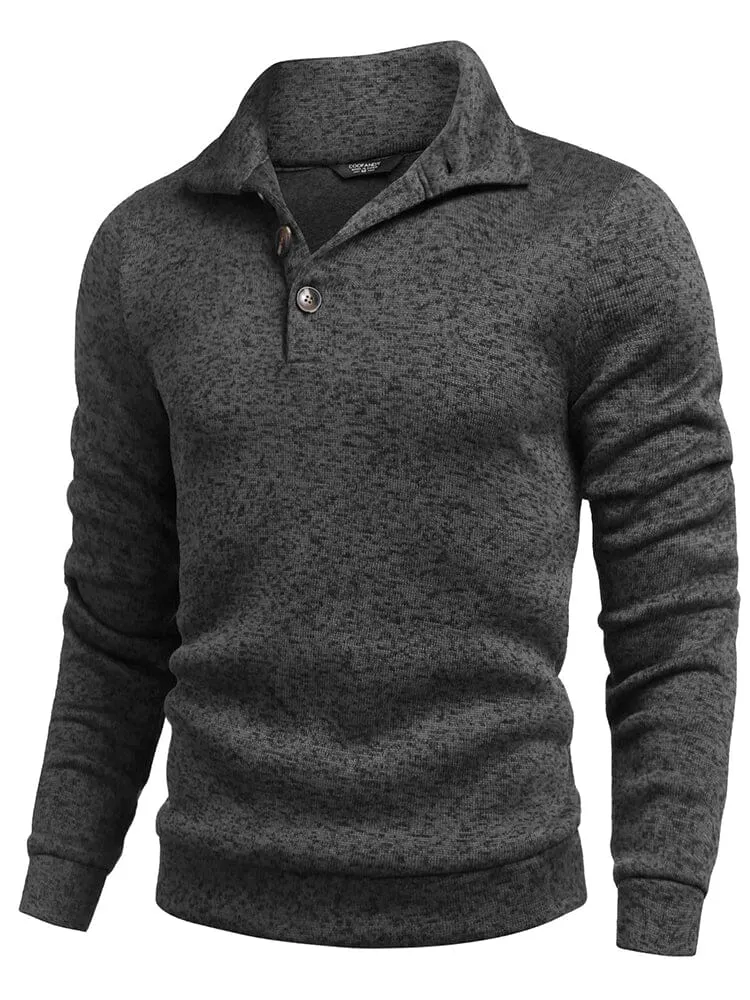 Casual Thermal Texured Knitted Sweatshirt (US Only)