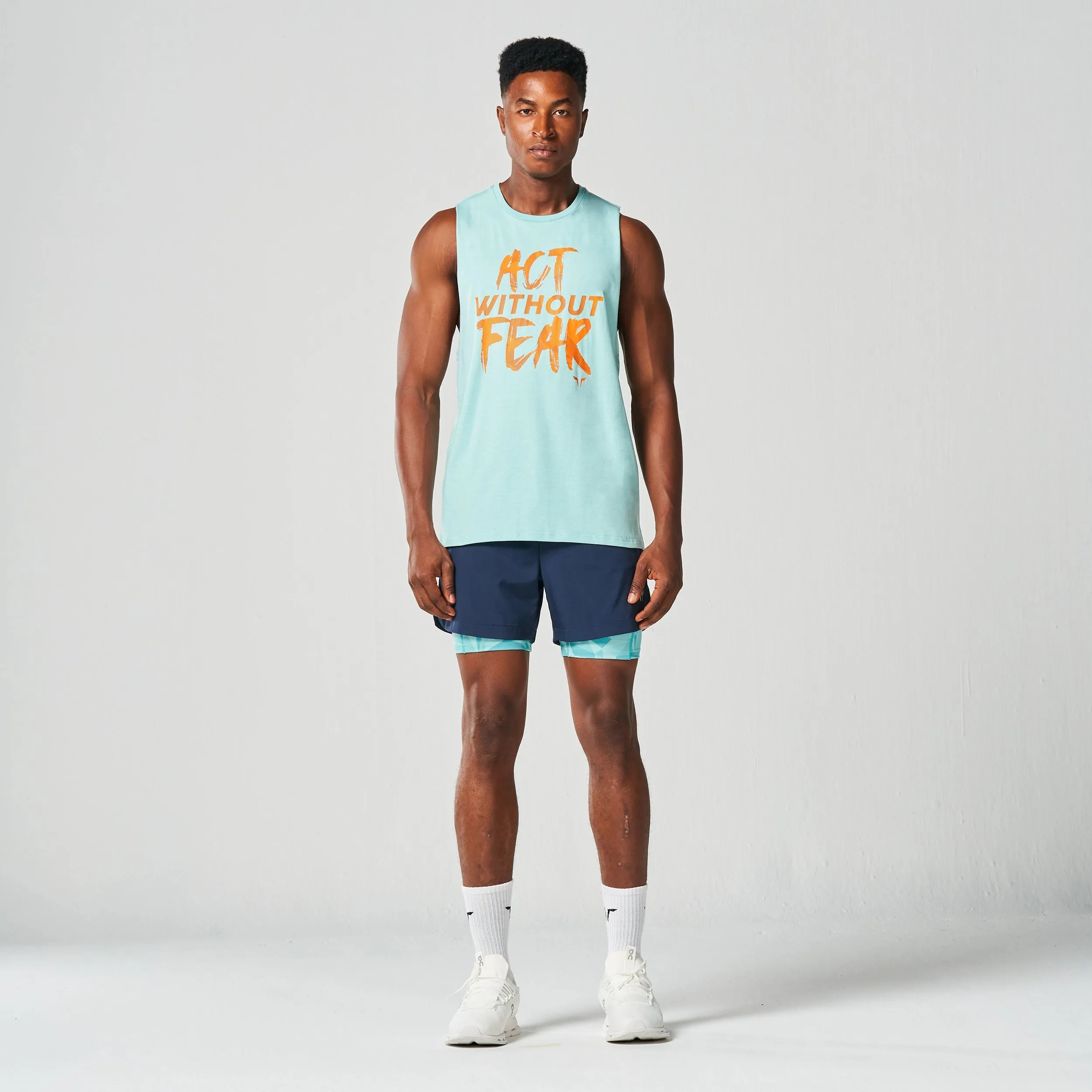 Core Belief Tank - Canal Blue Marl