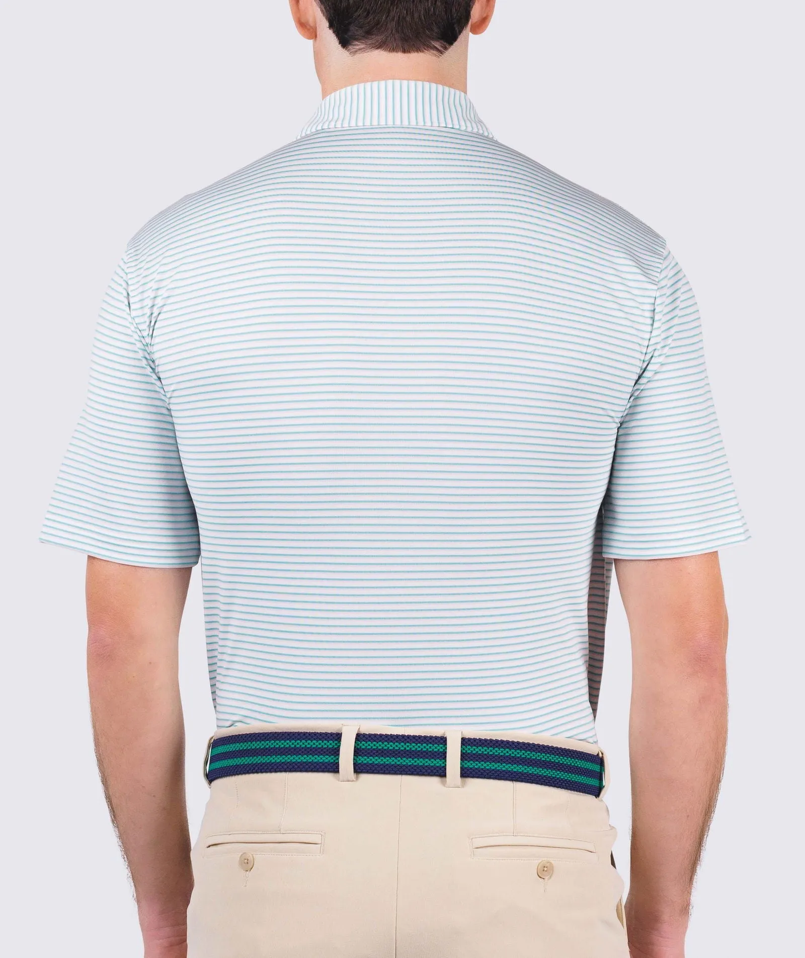 Dean Stripe Performance Polo