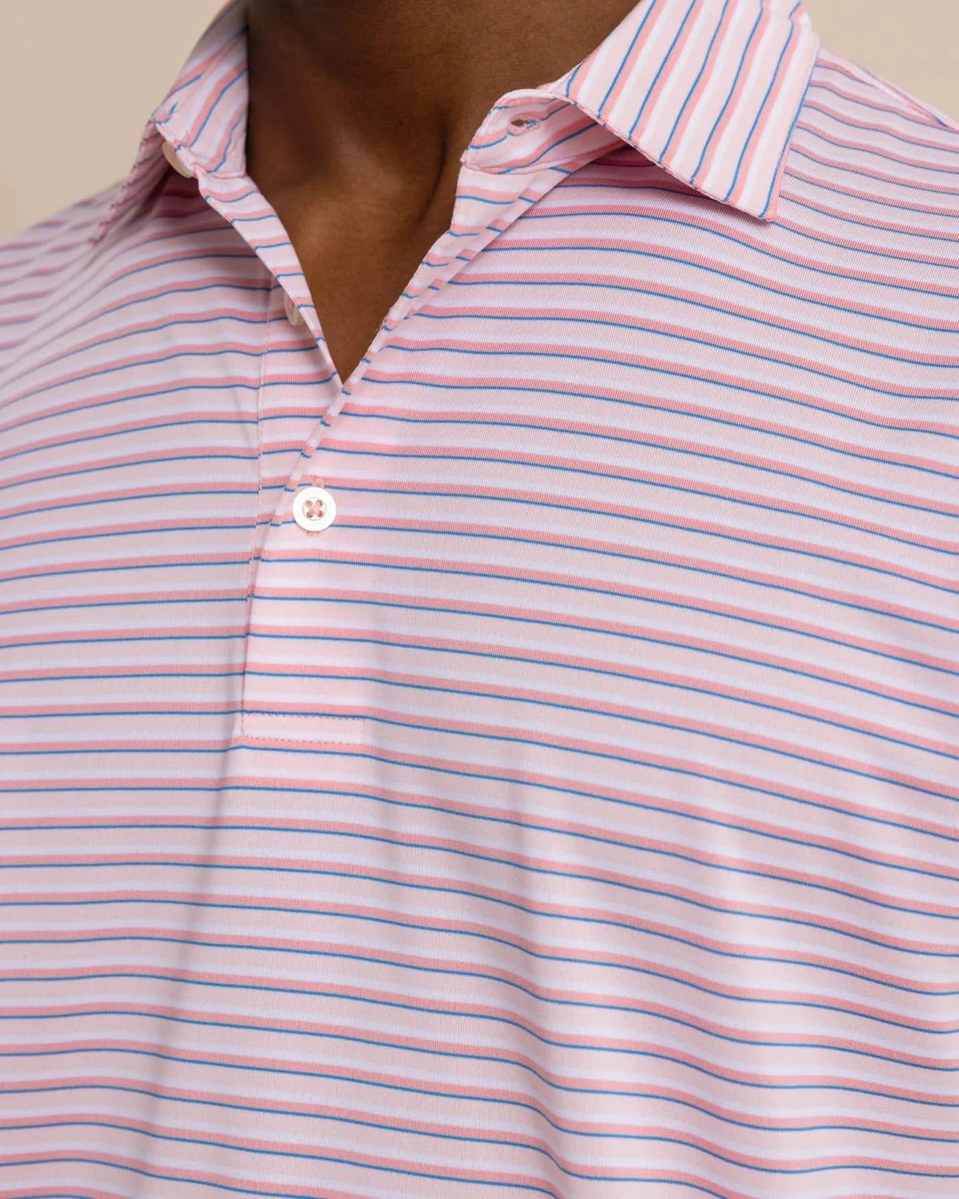 Driver Carova Stripe Polo Shirt