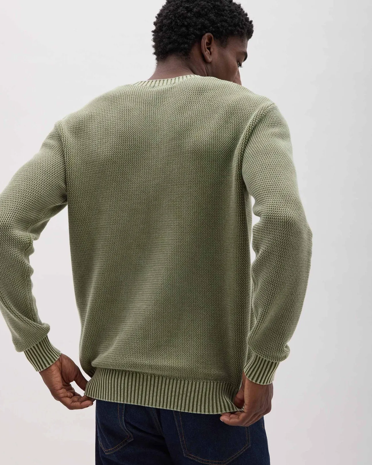 Dune Open Knit Sweater Cypress