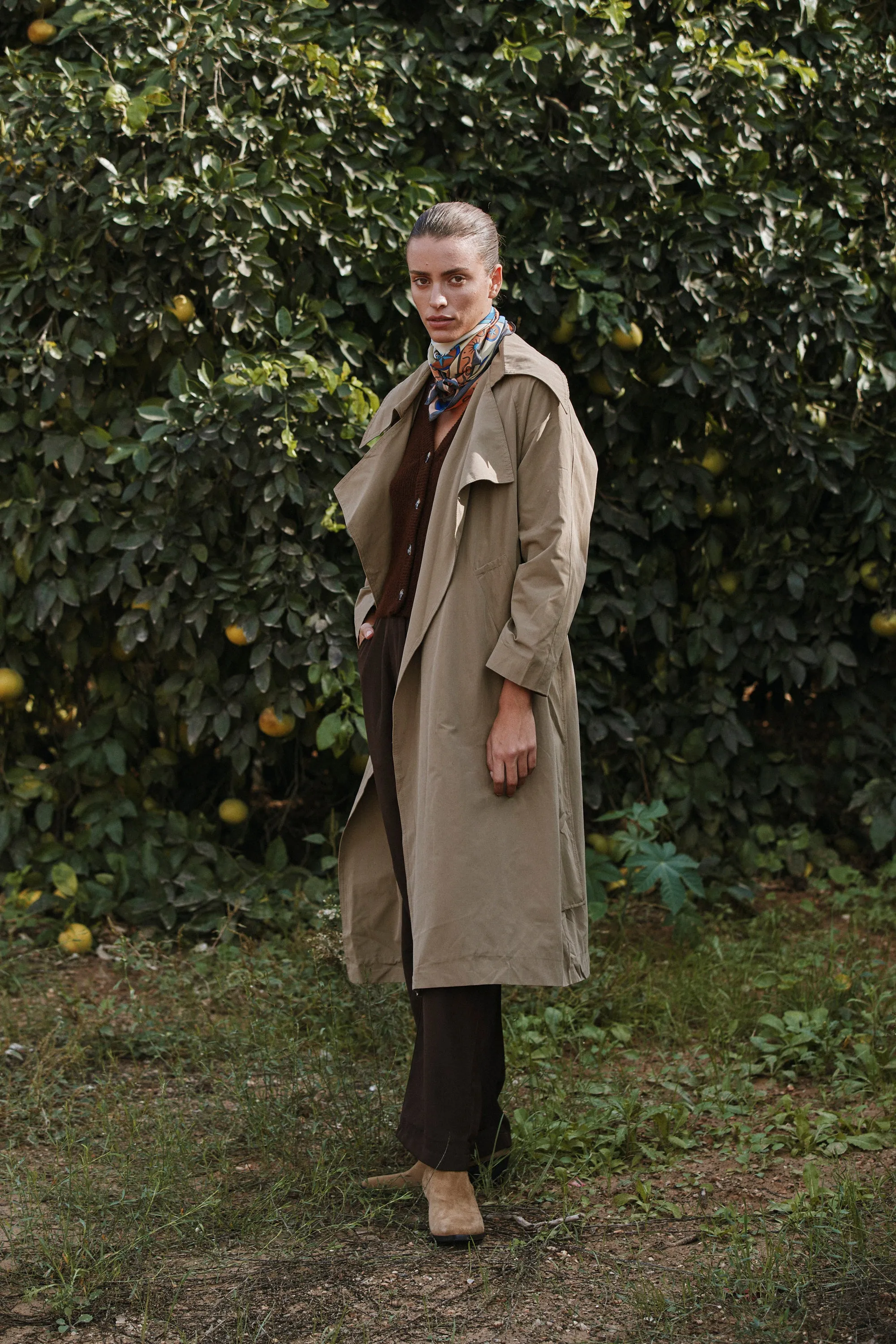 Eddie Envelope Trench  Coat