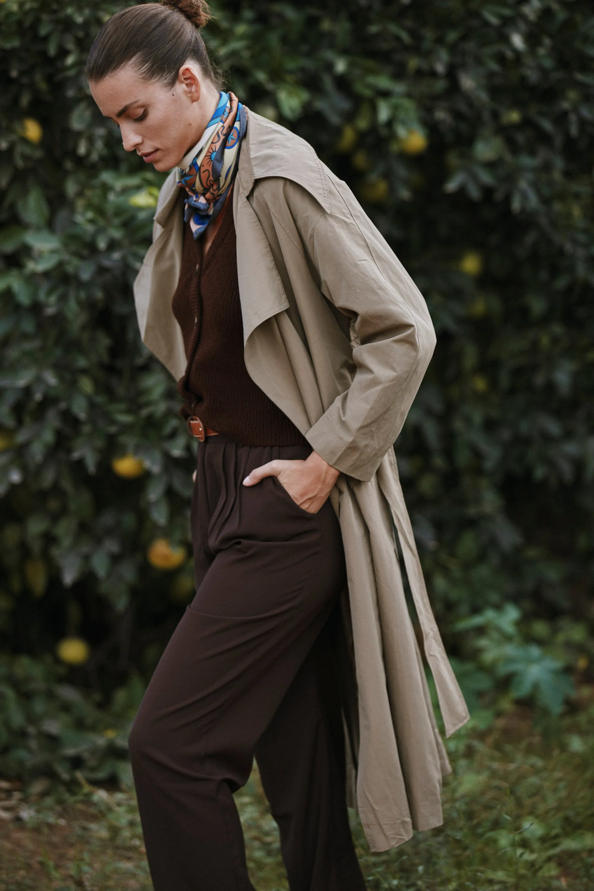 Eddie Envelope Trench  Coat