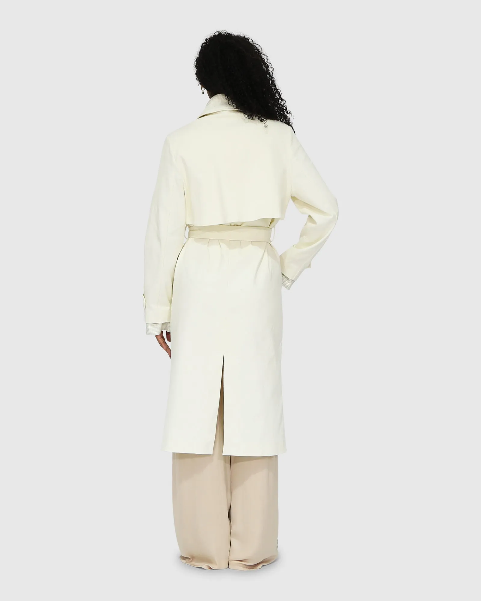 Empirical Trench Coat - Cream