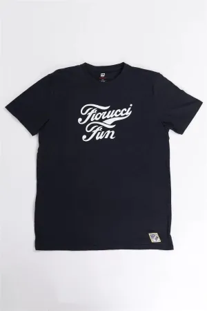 Fiorucci Fun Men's Black Printed T-Shirt For Him /1-2-2