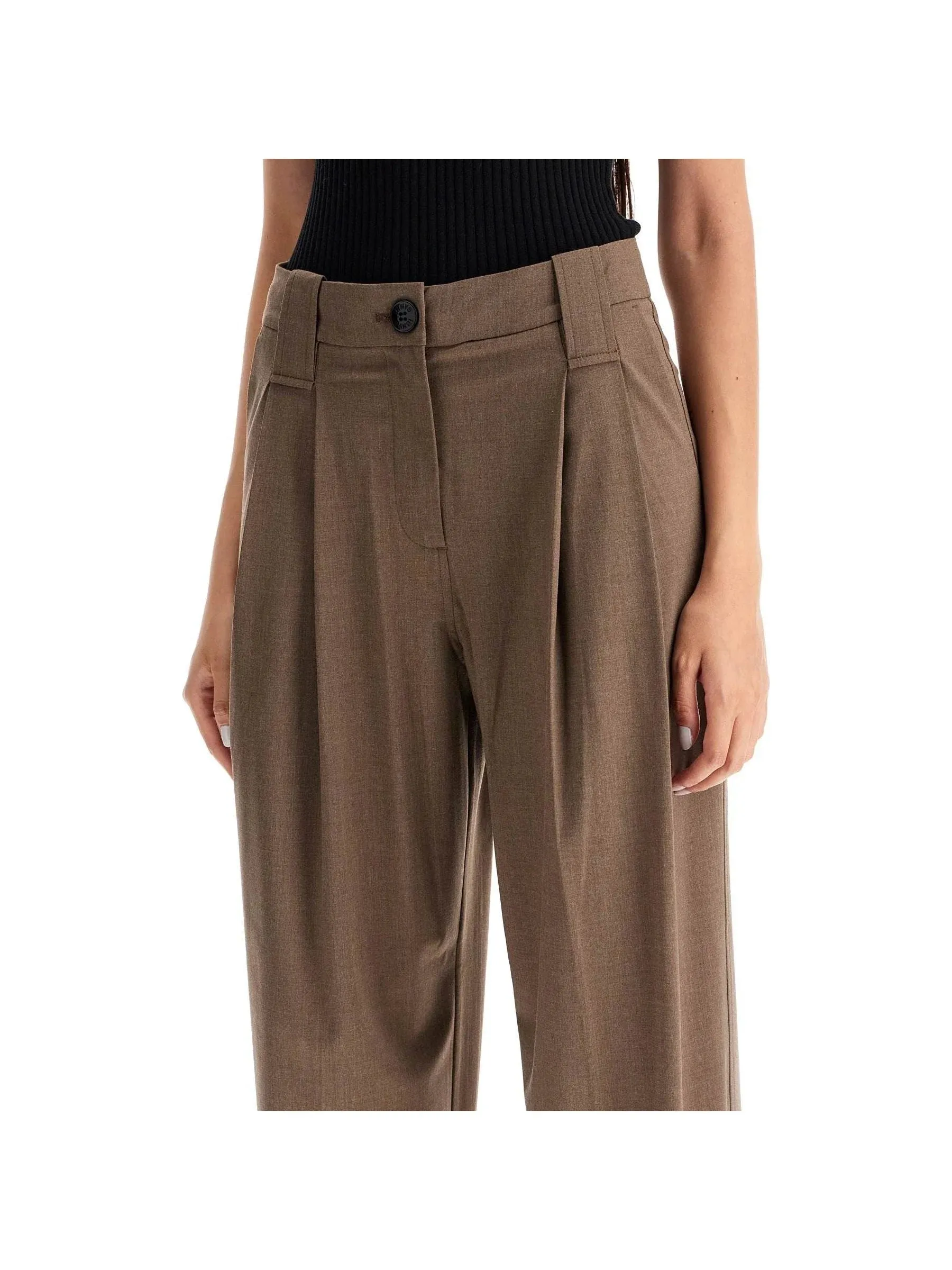 Flowy Trousers - Lightweight Fabric - Pants