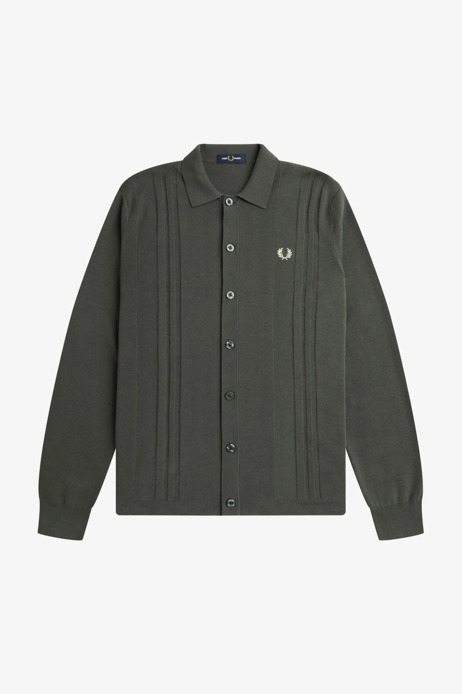 Fred Perry Button Through Knitted Shirt