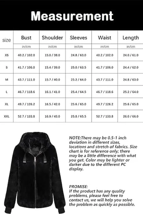 Giolshon Women's Faux Fur Fleece Coat,  Short Shearling Fuzzy Jacket