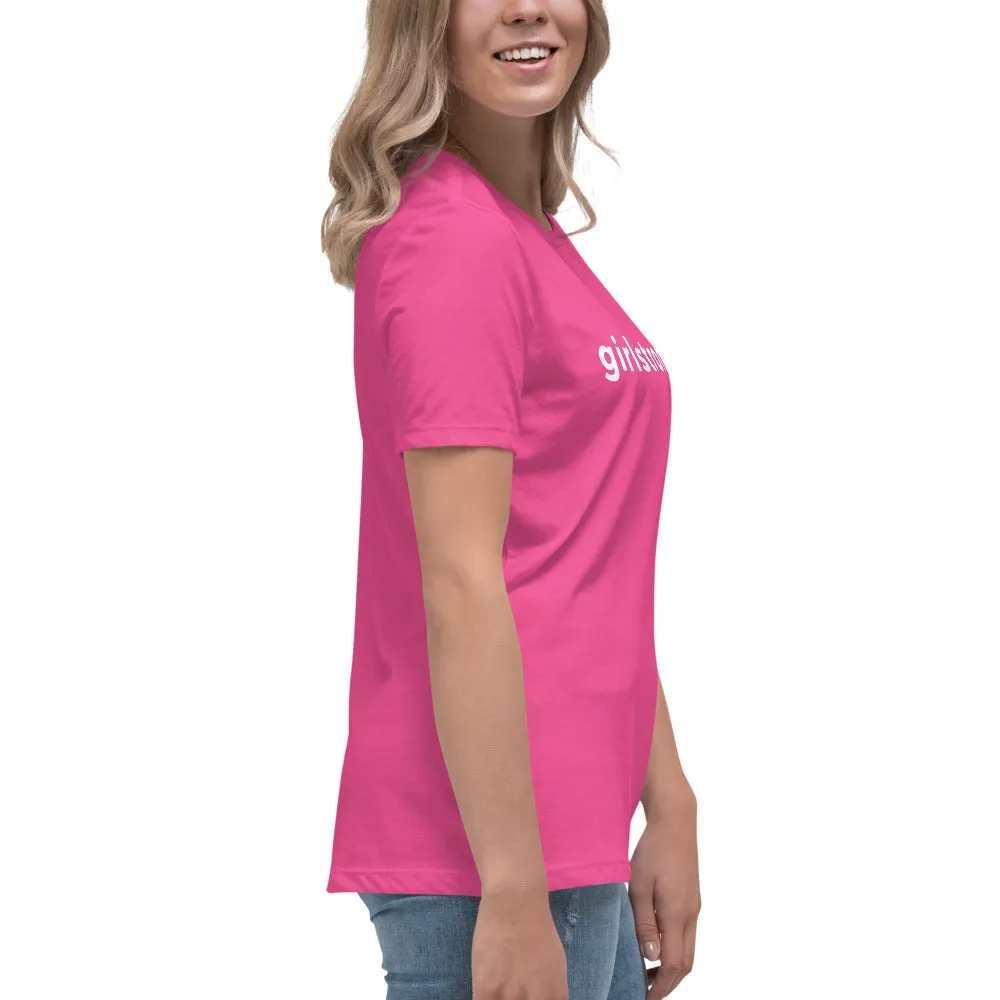 GIRLS ON THE RUN, PERFECT FEMME FITTED RELAXED TEE