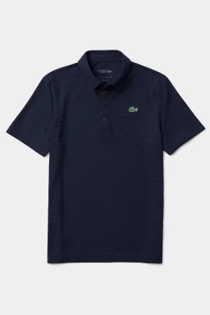 Lacoste Sport Textured Breathable Golf Polo Shirt