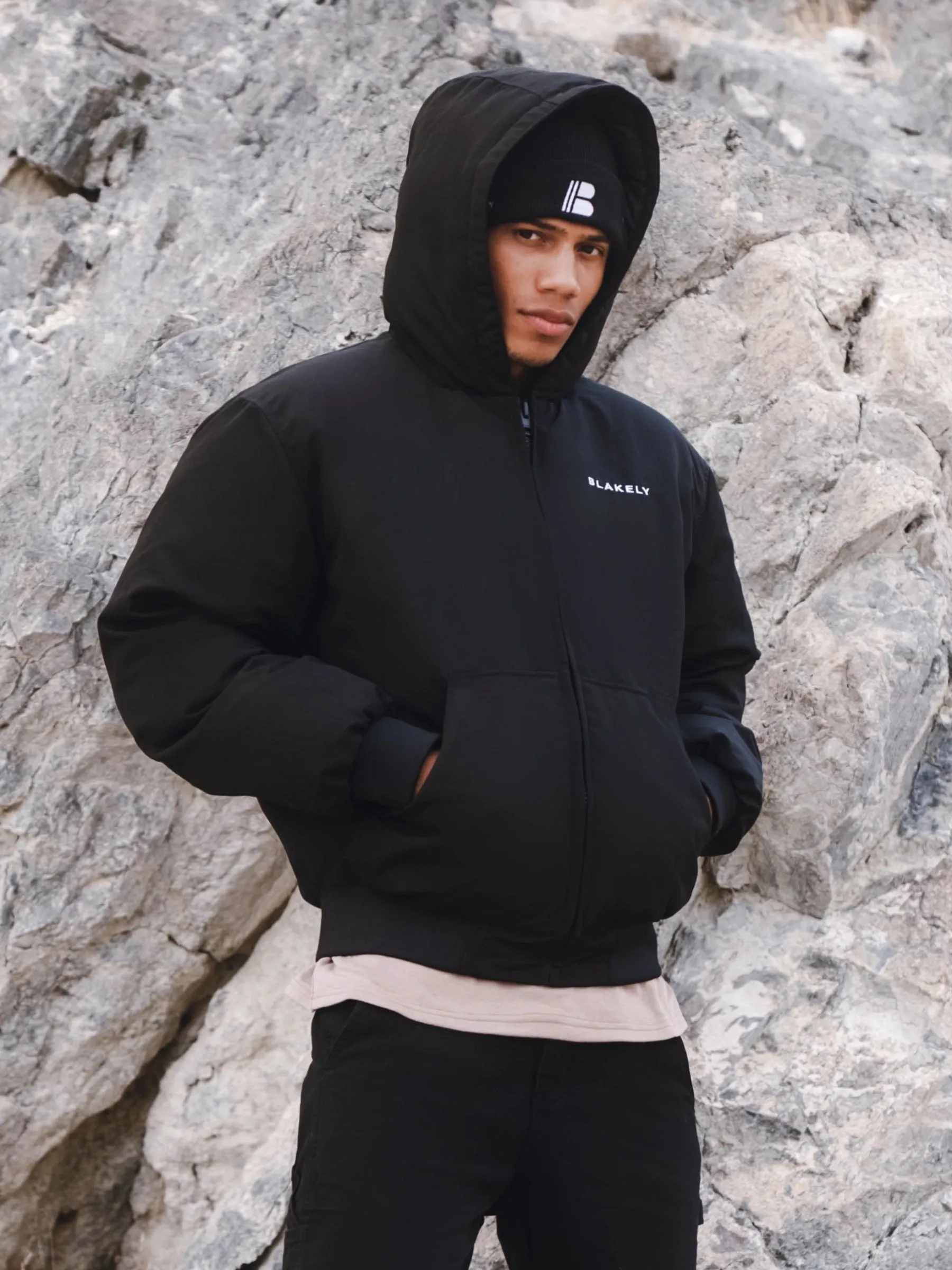 Layton Hooded Jacket - Black