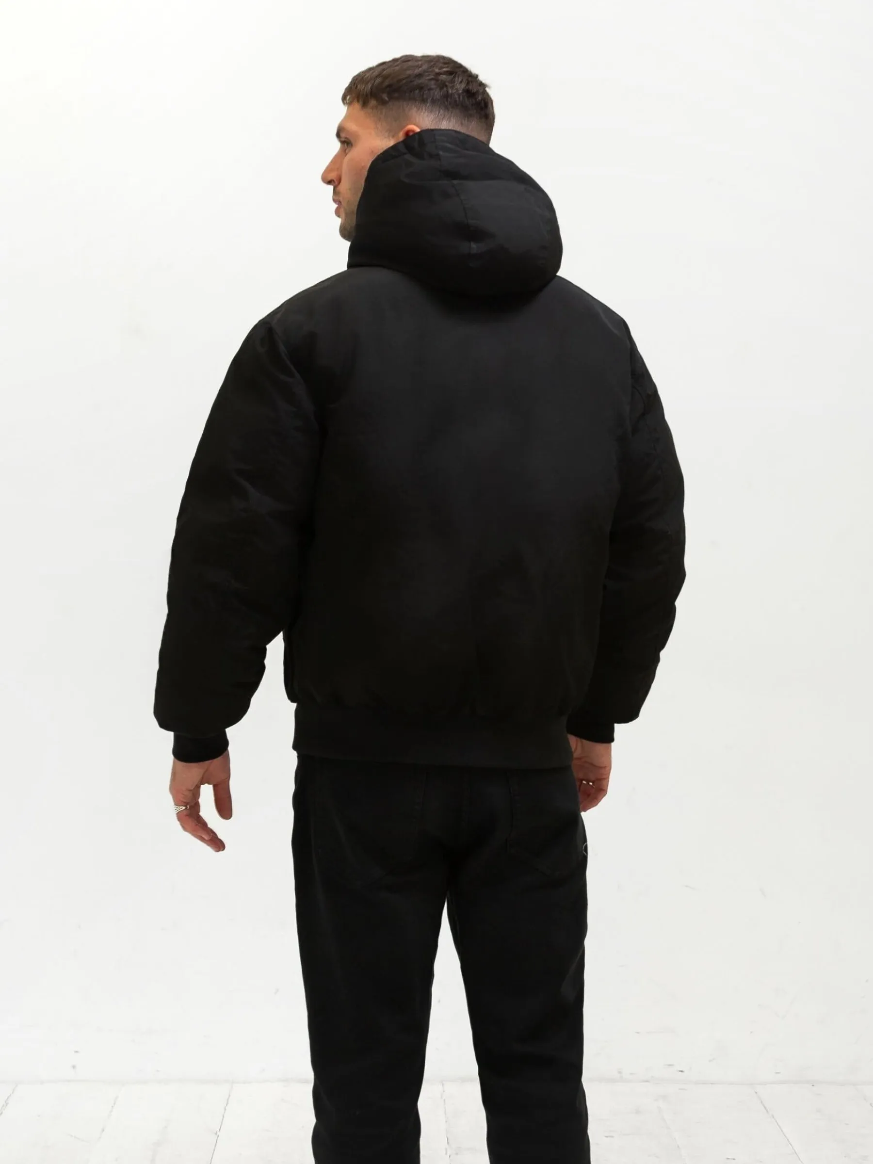 Layton Hooded Jacket - Black