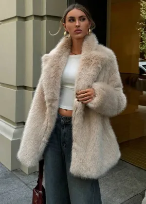 Leila Eco-Fur Jacket