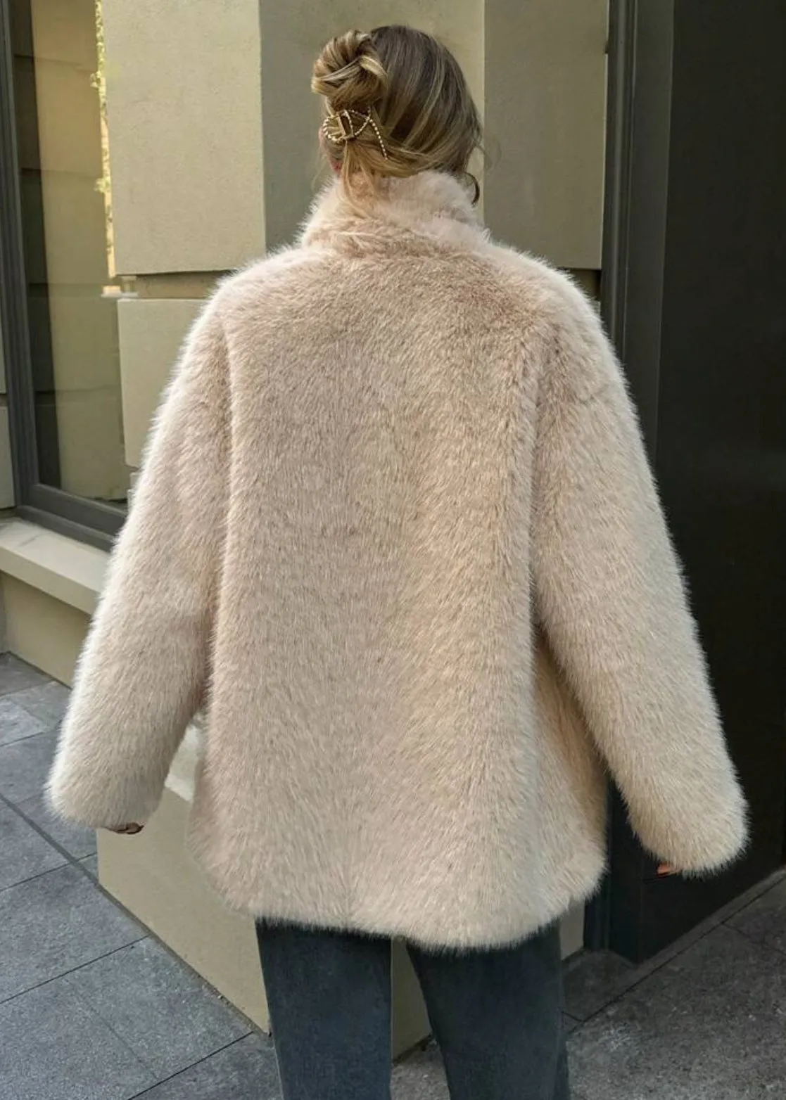 Leila Eco-Fur Jacket