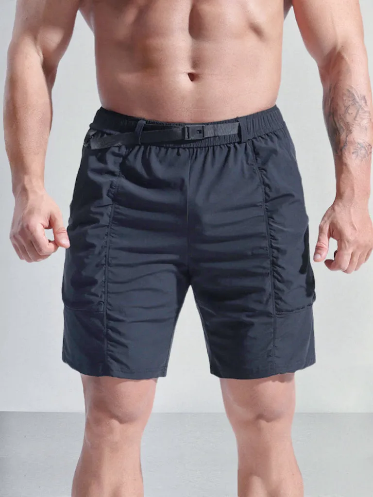 Lightweight Elastic Waist Gym Shorts