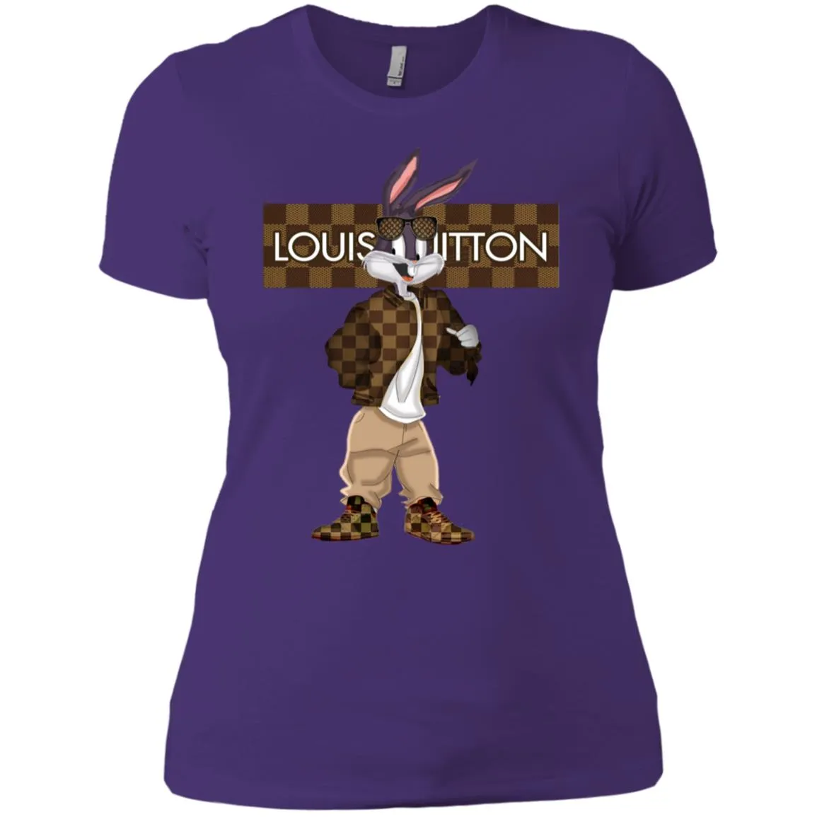 Louis Vuitton Rabbit Beauty T-shirt Women Cotton T-Shirt