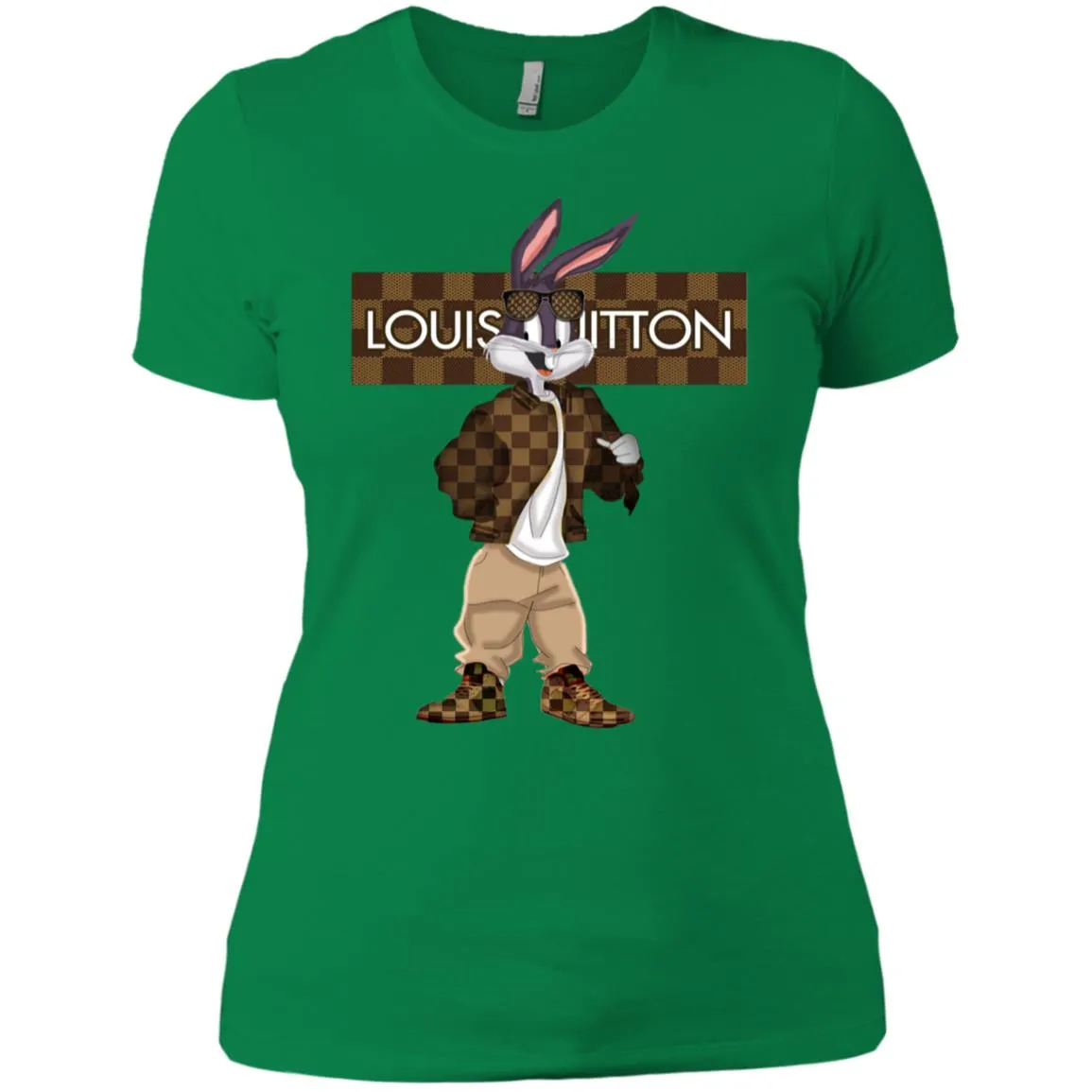 Louis Vuitton Rabbit Beauty T-shirt Women Cotton T-Shirt