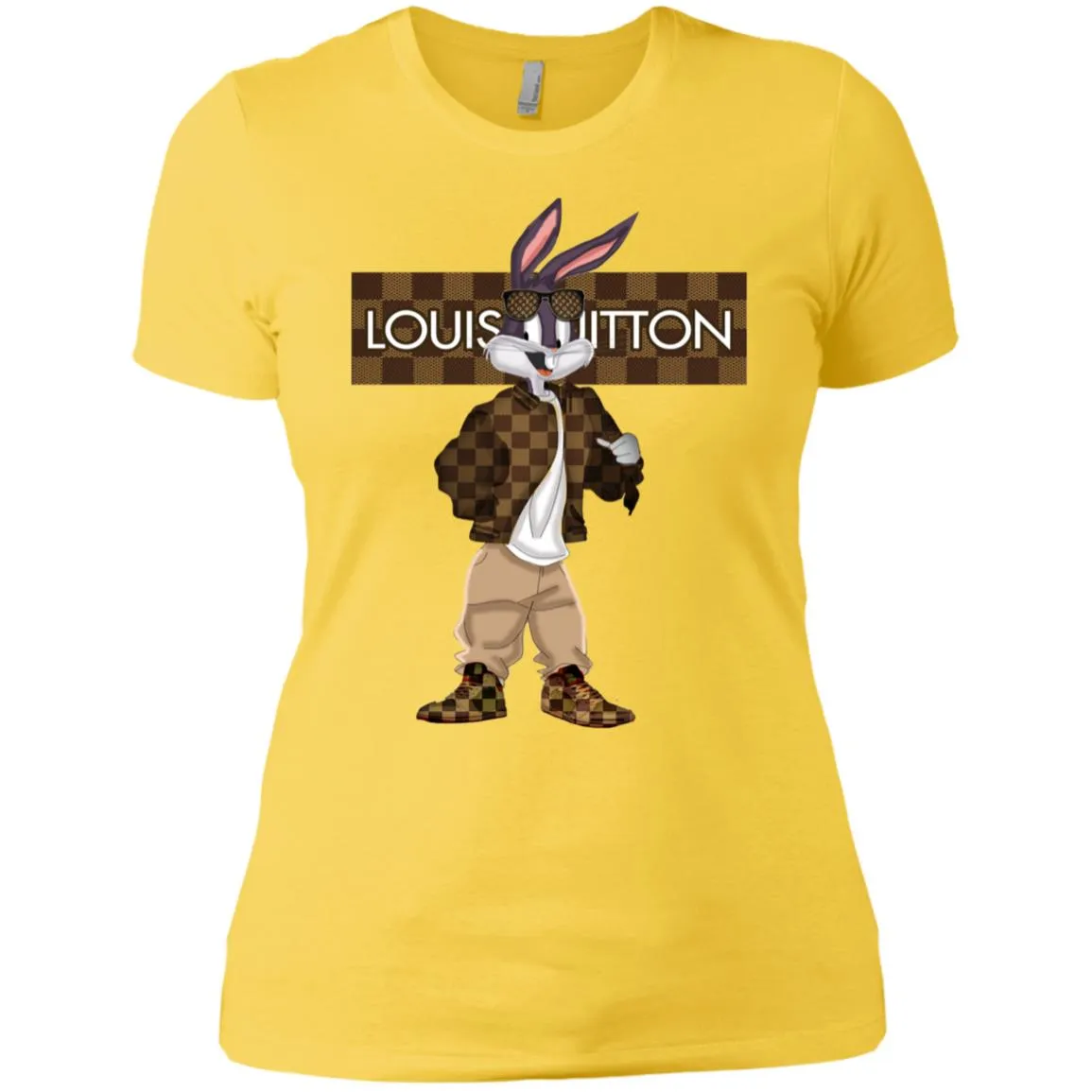 Louis Vuitton Rabbit Beauty T-shirt Women Cotton T-Shirt