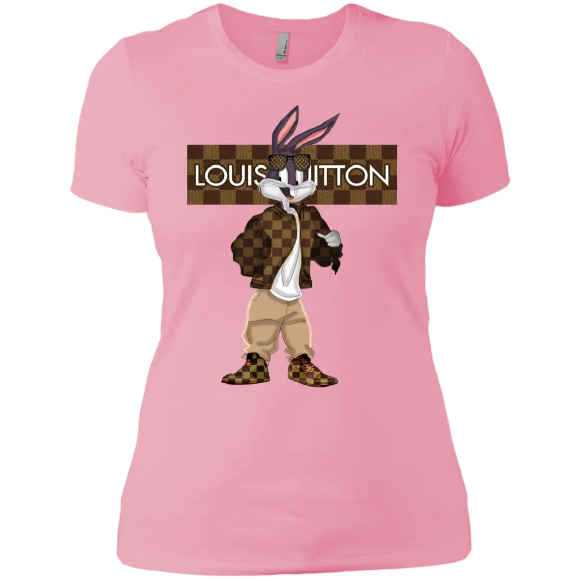 Louis Vuitton Rabbit Beauty T-shirt Women Cotton T-Shirt