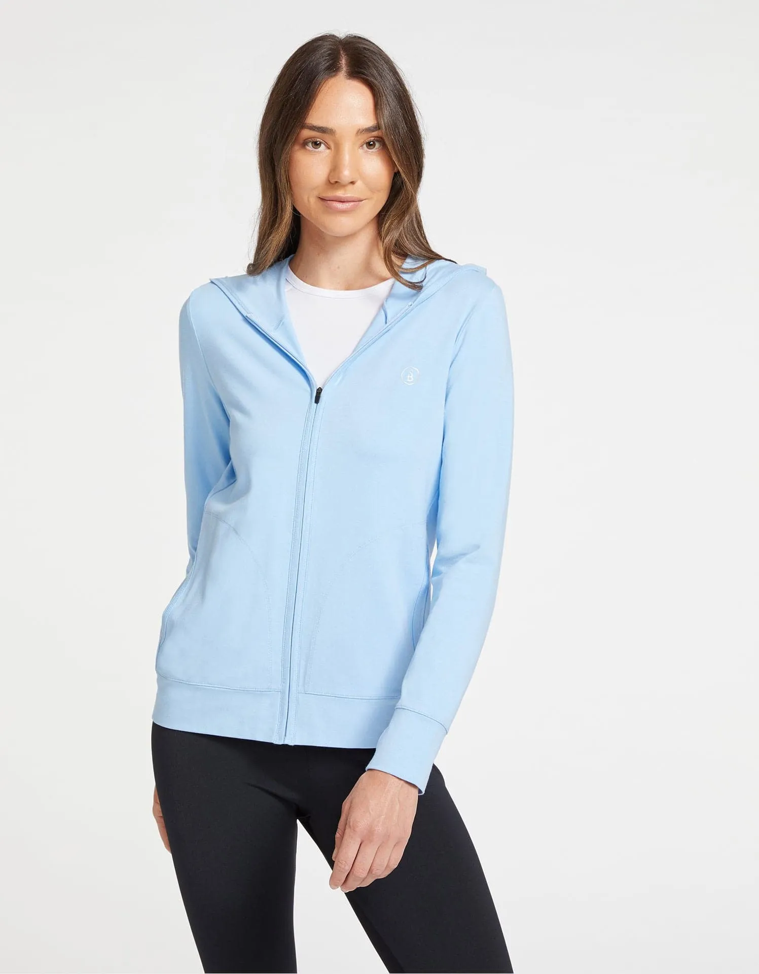 Luxe Hooded Full Zip Top UPF 50  Sensitive Collection