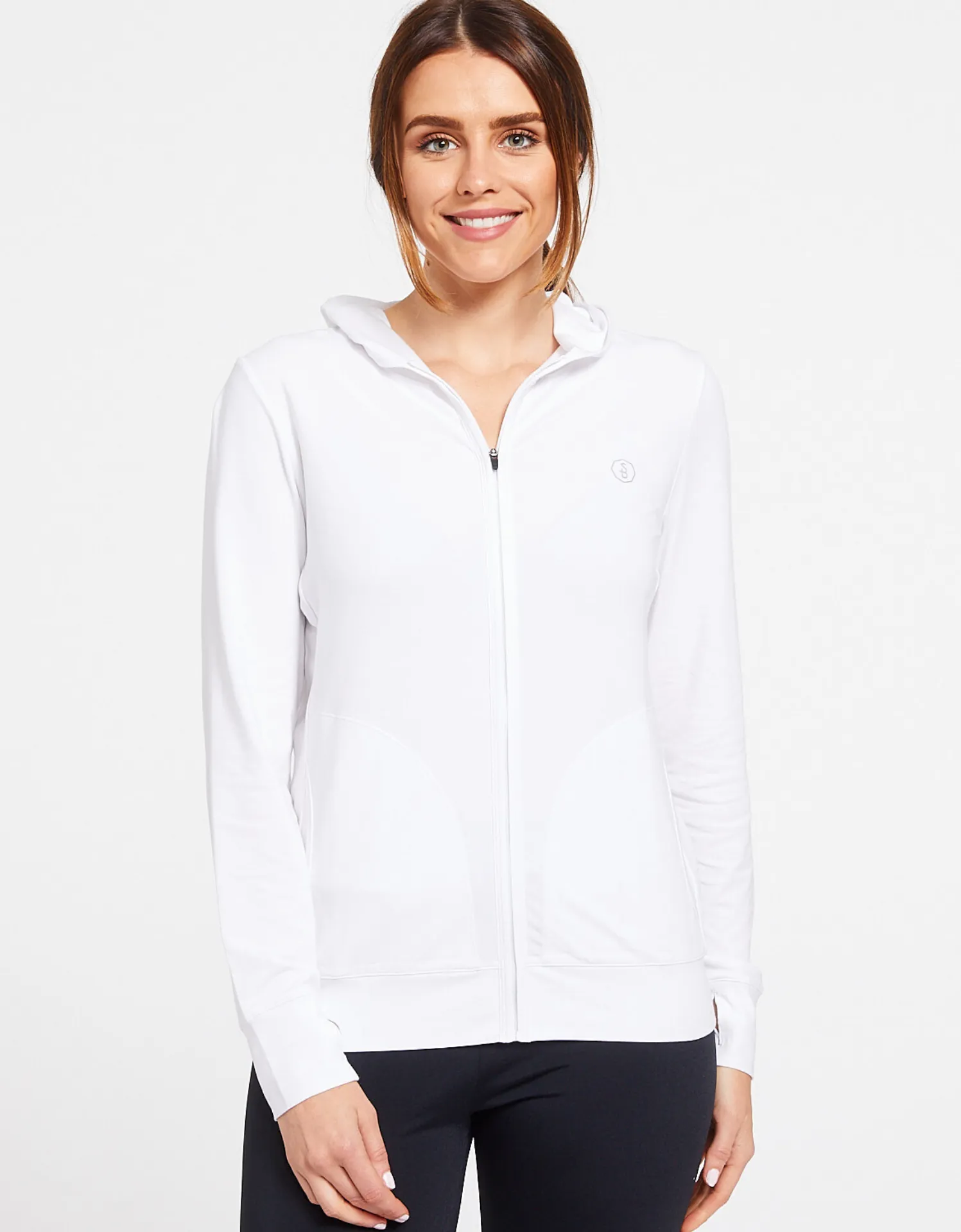 Luxe Hooded Full Zip Top UPF 50  Sensitive Collection