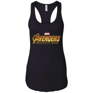 Marvel Avengers Infinity War Golden Logo Women Tank Top