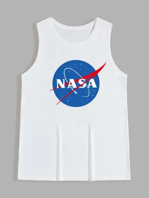 Men Letter Graphic Tank Top