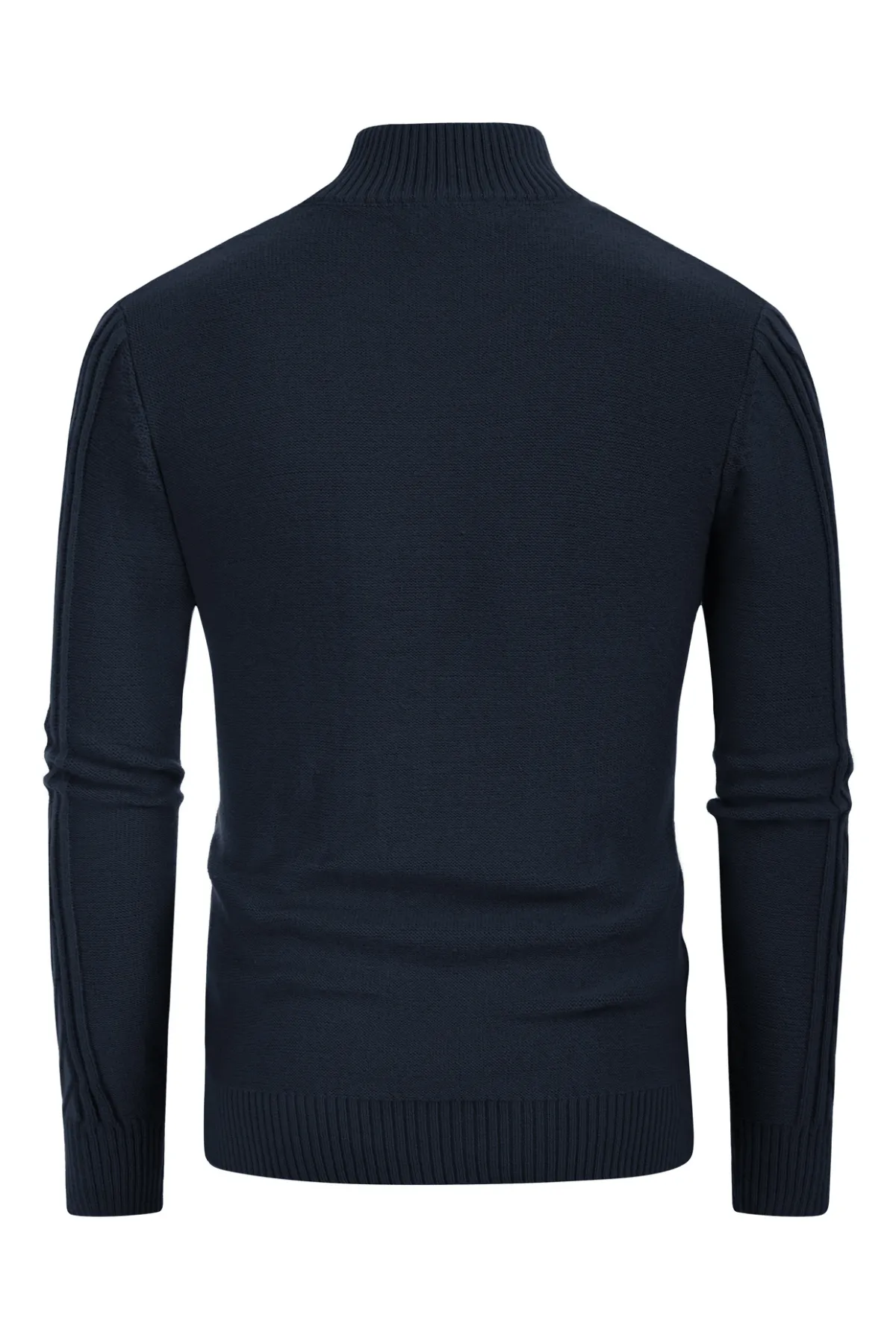 Men's Cable Knit Henley Pullover Sweater Thermal Jumper Sweaters