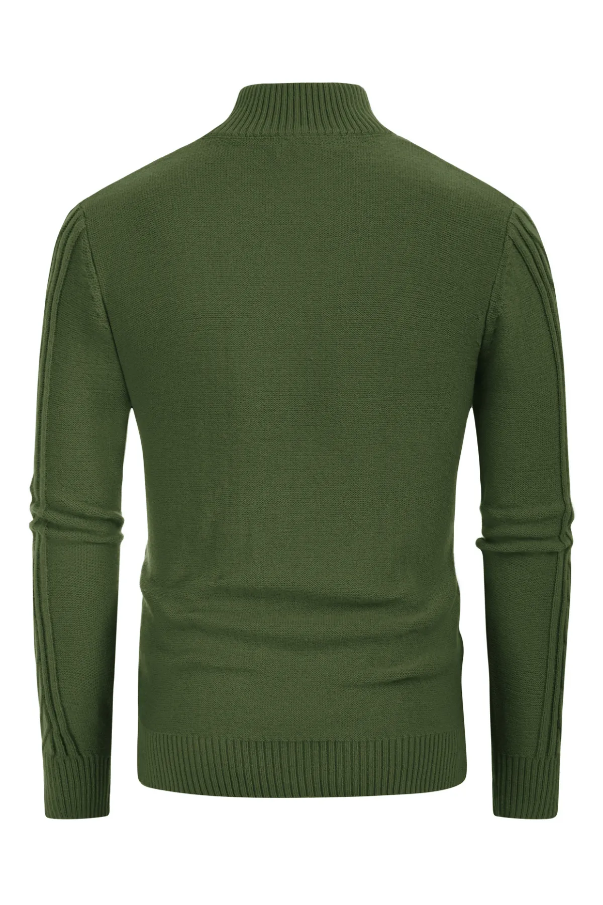 Men's Cable Knit Henley Pullover Sweater Thermal Jumper Sweaters