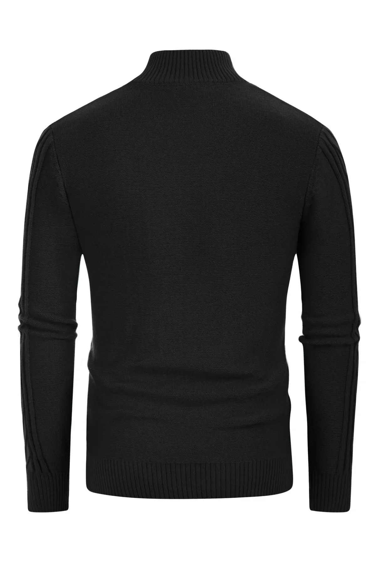 Men's Cable Knit Henley Pullover Sweater Thermal Jumper Sweaters