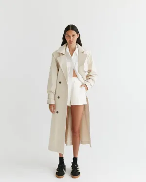 Moleskin Trench Coat