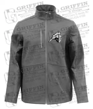 NEVC Knights Mens Softshell Jacket - Knights Helmet Logo