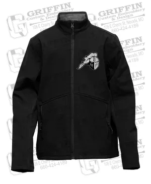 NEVC Knights Youth Softshell Jacket - Knights Helmet Logo