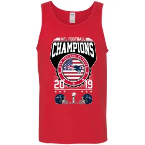 Nfl – Football Champions New England Patriots Super Bowl 2019 Men Cotton Tank