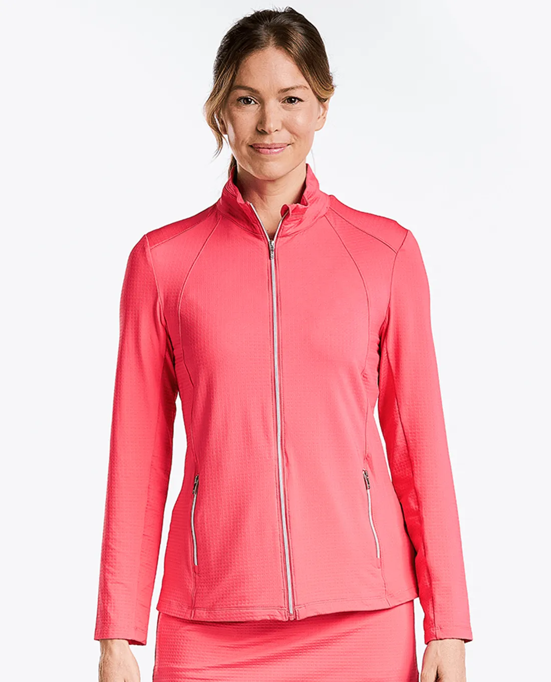 NIVO UV Livia Full Zip Jacket 700 Geranium