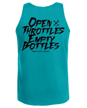 Open Throttles Tank - Tiffany & Black