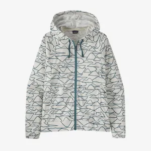 Patagonia Coastal Hideaway Suncover Hooded Jacket-Wildlands: Birch White