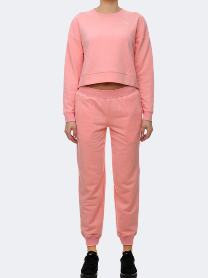 Puma Loungewear Women Lifestyle Suit Peach Smoothie