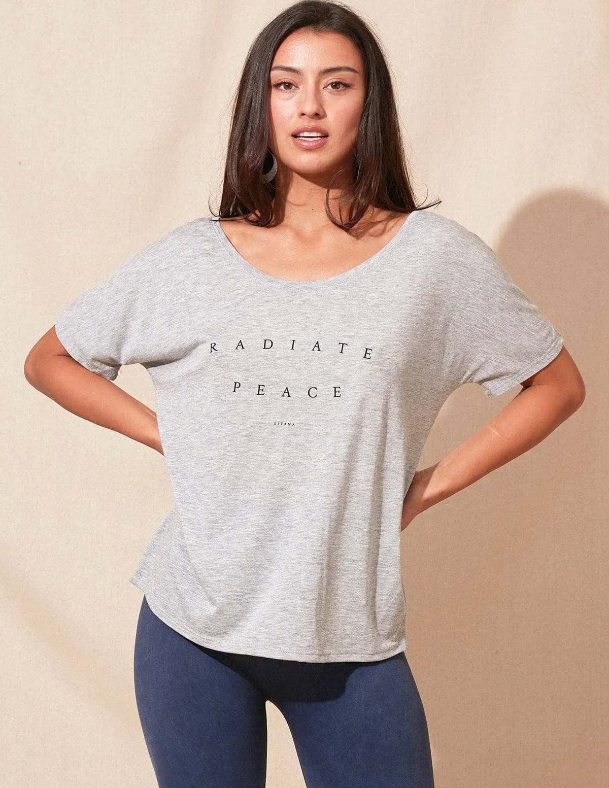 Radiate Peace Flowy Tee