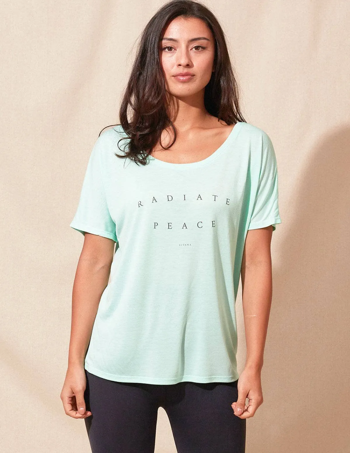 Radiate Peace Flowy Tee