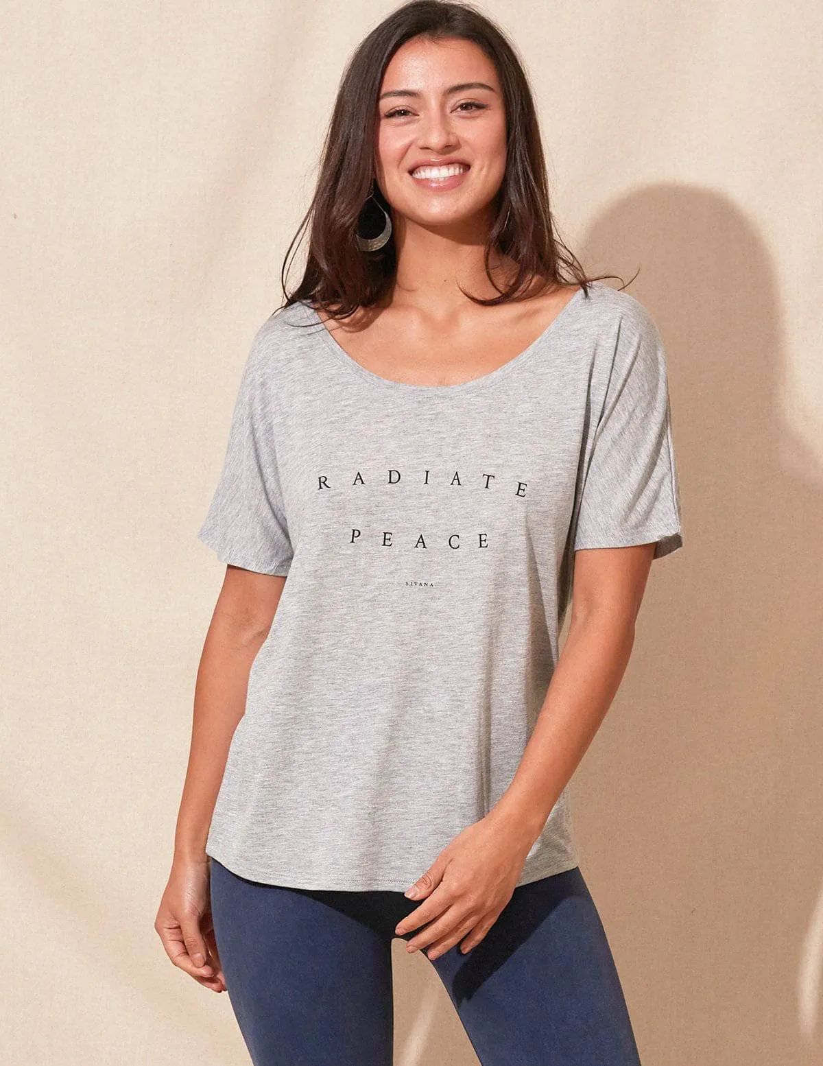 Radiate Peace Flowy Tee