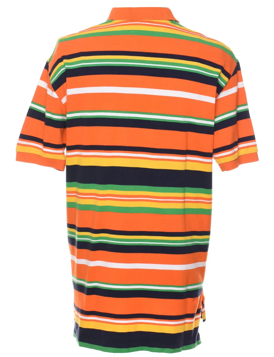 Ralph Lauren Striped Multi-Colour Polo Shirt - XL