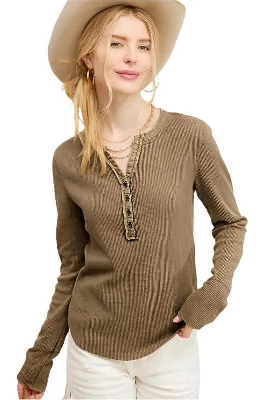 Relaxed-fit Button-front Jaynie Top